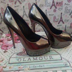 Giuseppe Zanotti Sharon Peep Toe Pumps Size 8.5